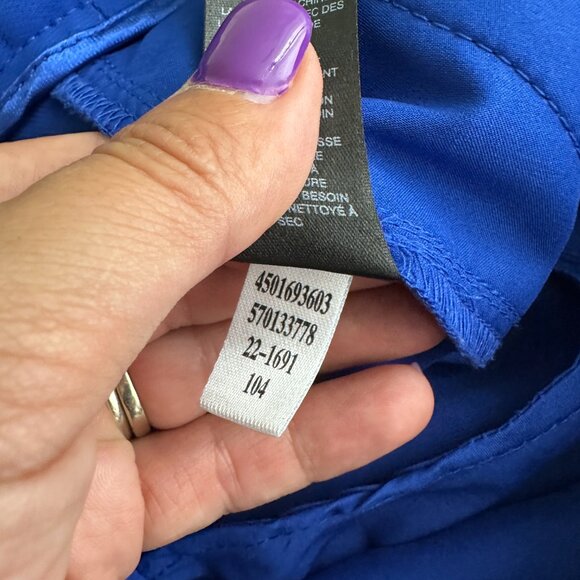 2/$30 White House Black Market Mid-rise Taper Ankle Pants Cobalt 4 #A0754 - Picture 6 of 8